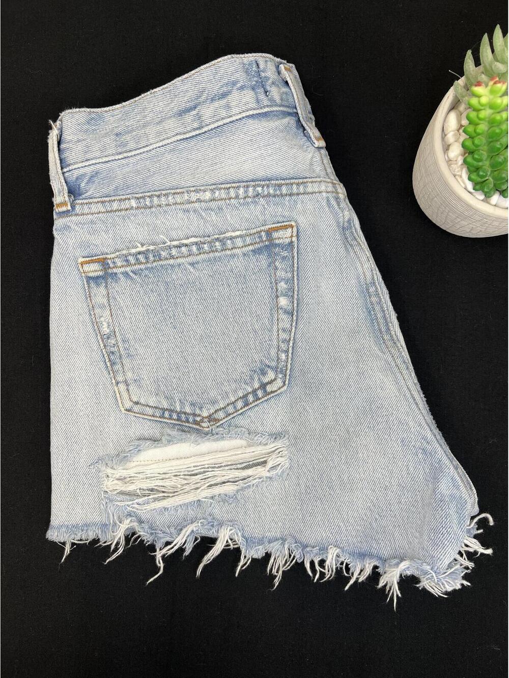 AGOLDE Denim Shorts Women's size 24 - Picture 4 of 8